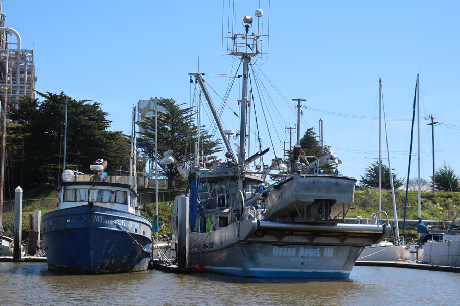 Fishing boats at dock